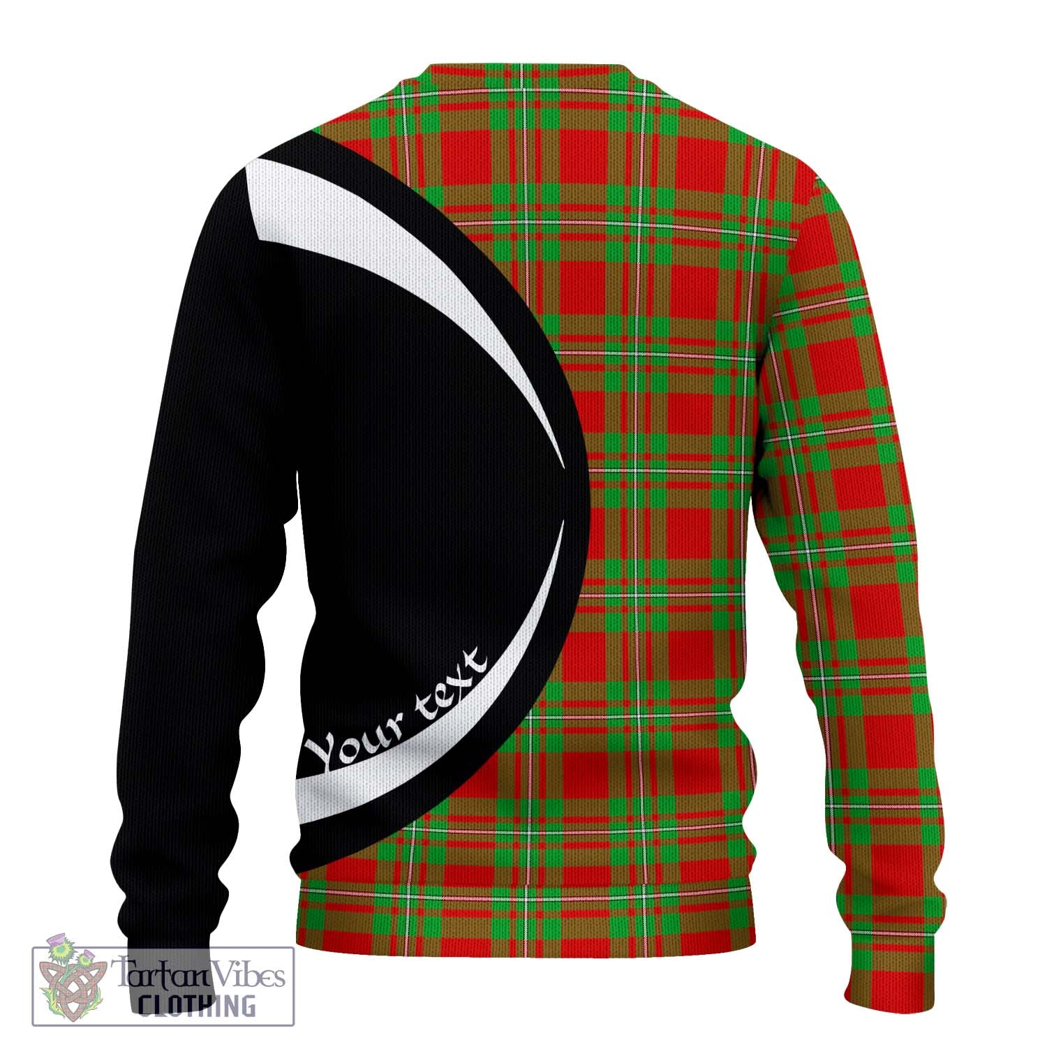 MacGregor Modern Tartan Knitted Sweater with Family Crest Circle Style - Tartan Vibes Clothing