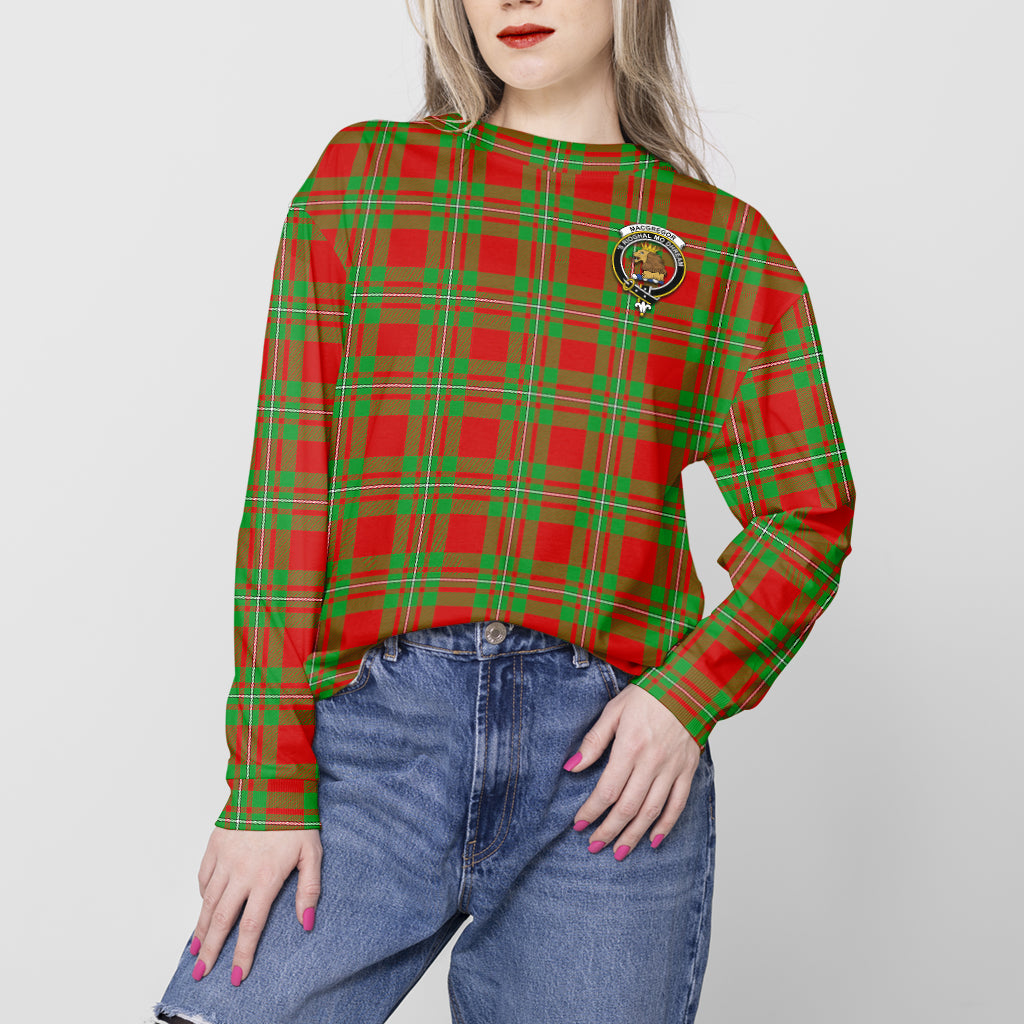 MacGregor Modern Tartan Sweatshirt with Family Crest - Tartan Vibes Clothing