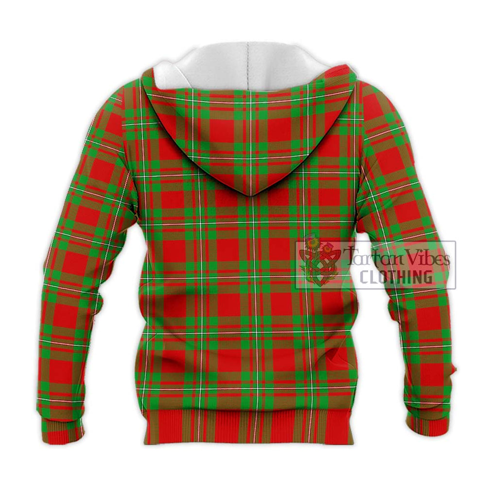 MacGregor Modern Tartan Knitted Hoodie with Family Crest DNA In Me Style - Tartanvibesclothing Shop