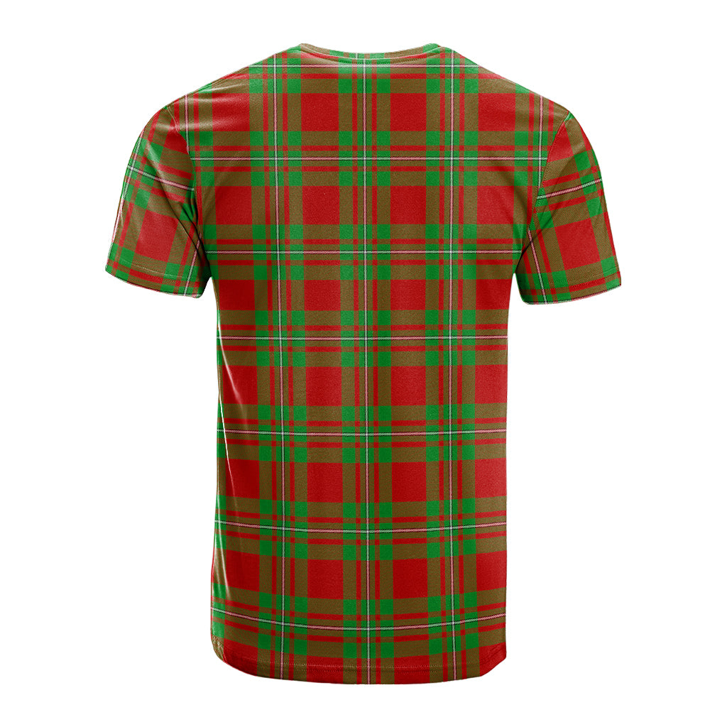 MacGregor Modern Tartan T-Shirt with Family Crest - Tartan Vibes Clothing