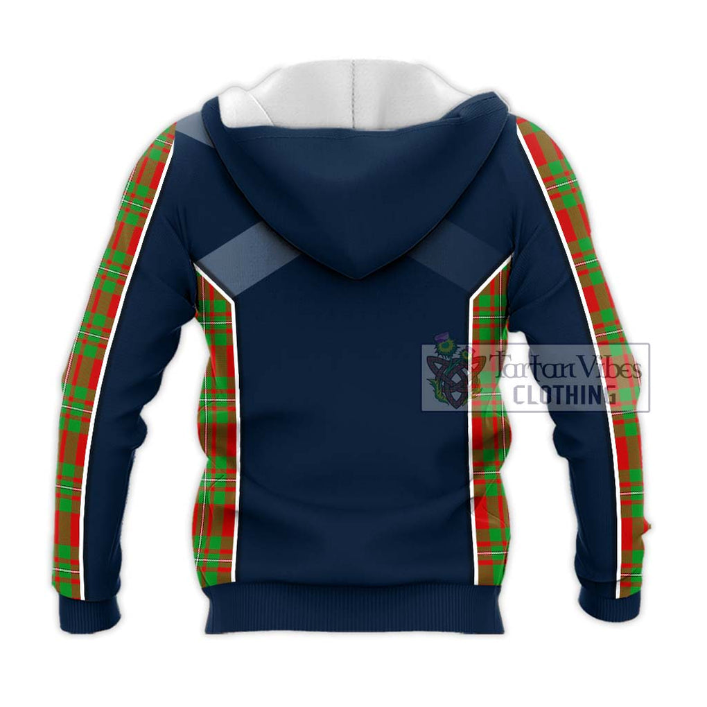 MacGregor Modern Tartan Knitted Hoodie with Family Crest and Lion Rampant Vibes Sport Style - Tartan Vibes Clothing