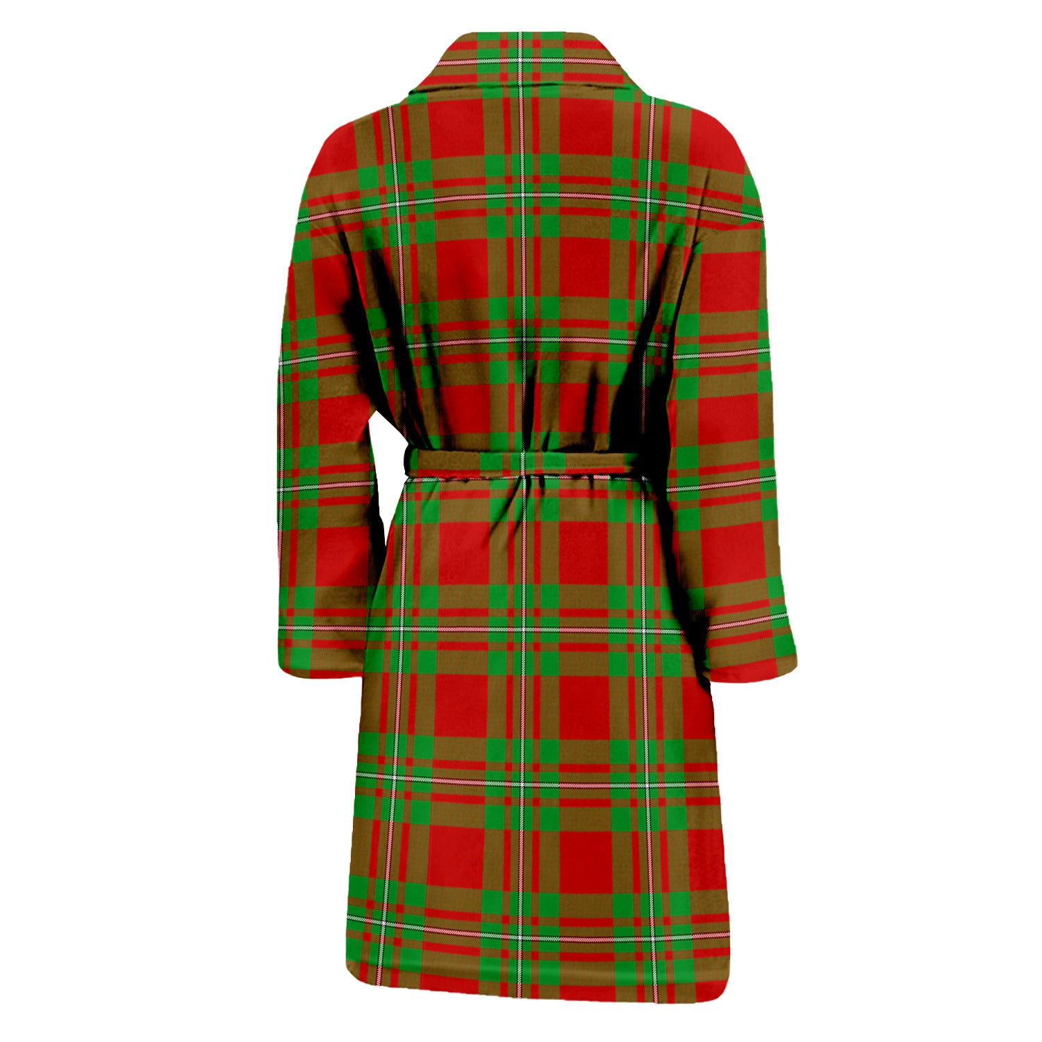 MacGregor Modern Tartan Bathrobe with Family Crest - Tartan Vibes Clothing