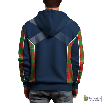 MacGregor Modern Tartan Hoodie with Family Crest and Lion Rampant Vibes Sport Style