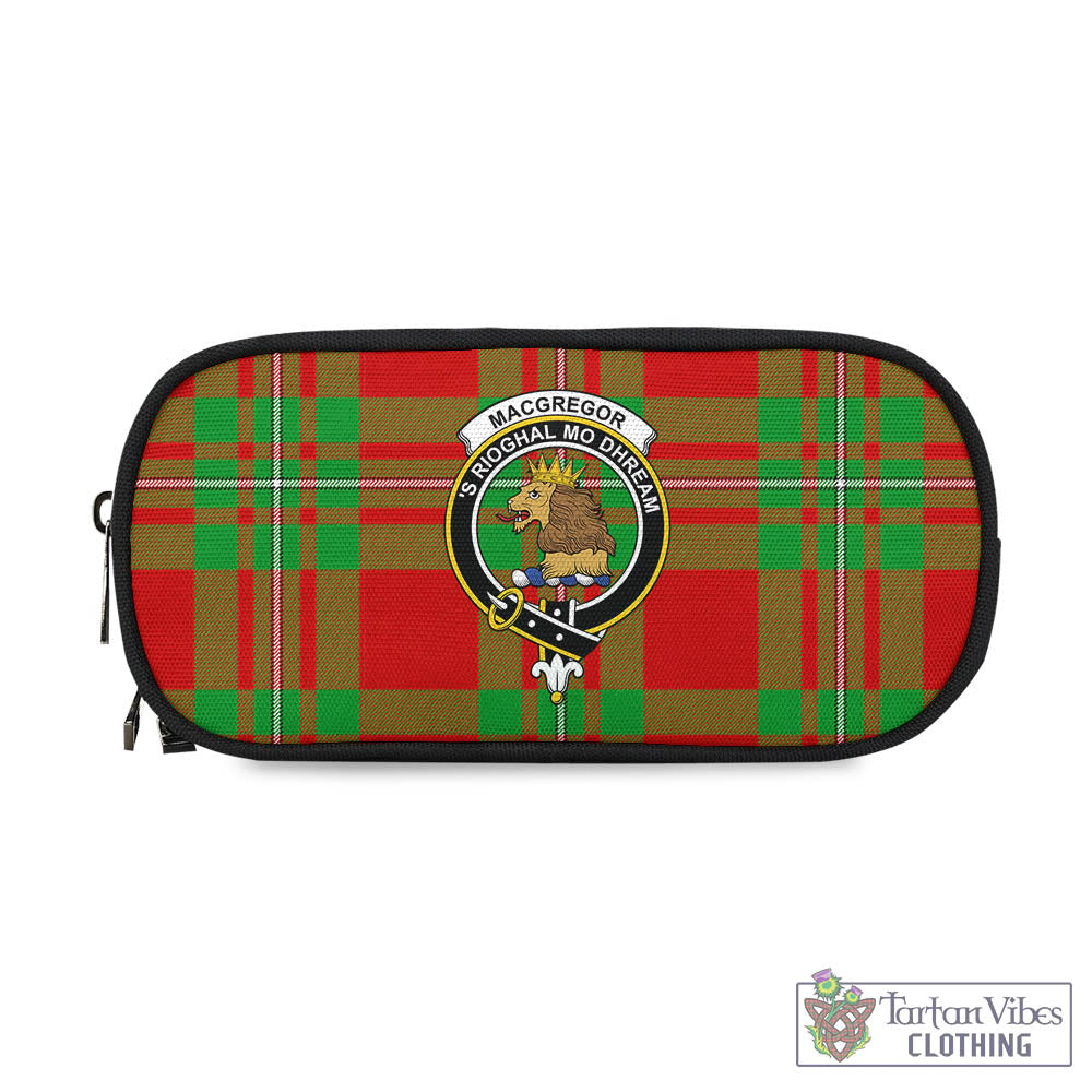 Tartan Vibes Clothing MacGregor Modern Tartan Pen and Pencil Case with Family Crest