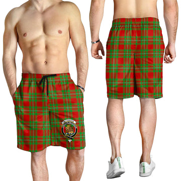 MacGregor Modern Tartan Mens Shorts with Family Crest