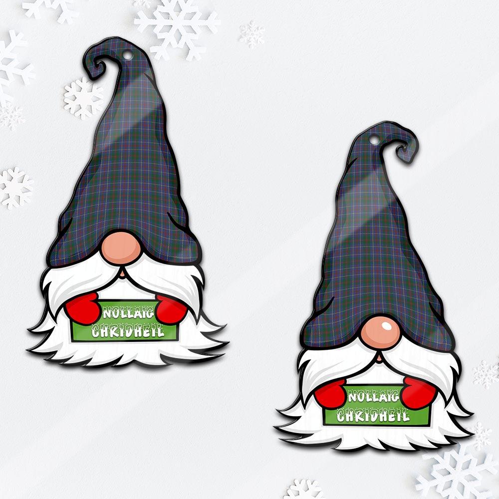 MacHardy (McHardy) Gnome Christmas Ornament with His Tartan Christmas Hat - Tartan Vibes Clothing