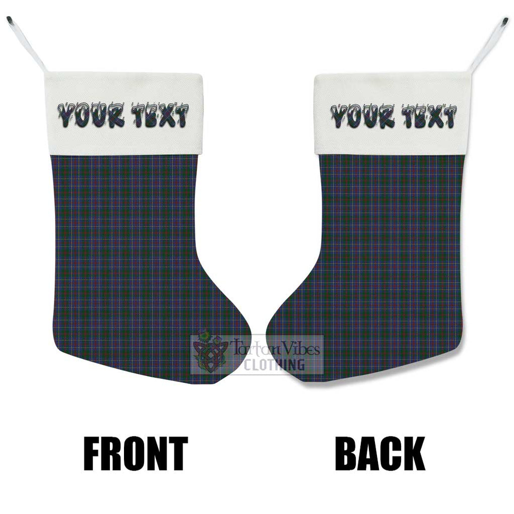 Tartan Vibes Clothing MacHardy (McHardy) Tartan Christmas Stocking with Personalized Text