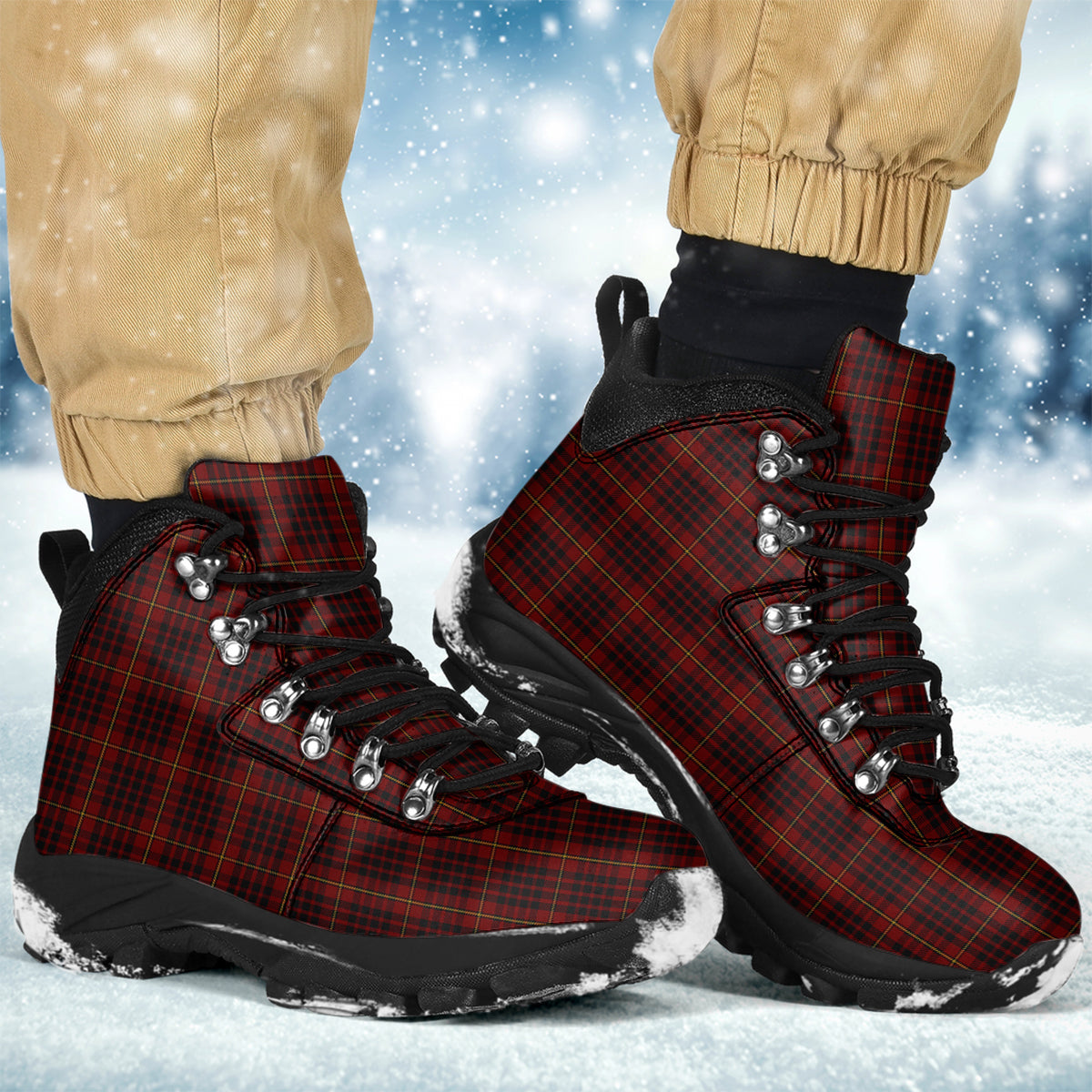 MacIan Tartan Alpine Boots - Tartanvibesclothing