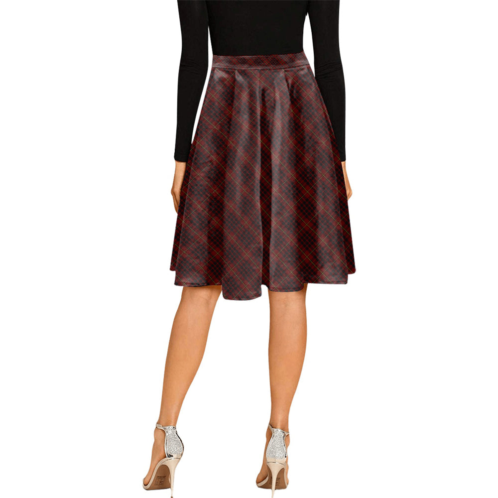 MacIan (McIan) Tartan Melete Pleated Midi Skirt Cross Style - Tartan Vibes Clothing