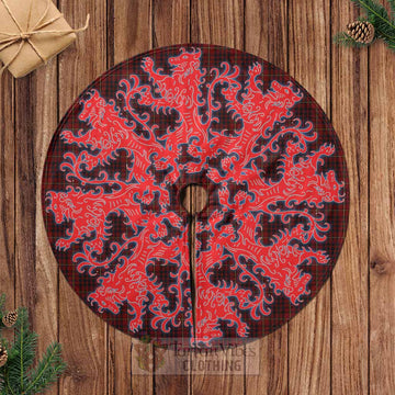 MacIan (McIan) Tartan Christmas Tree Skirt Lion Rampant Style Casual Tree Skirts - Tartan Vibes Clothing