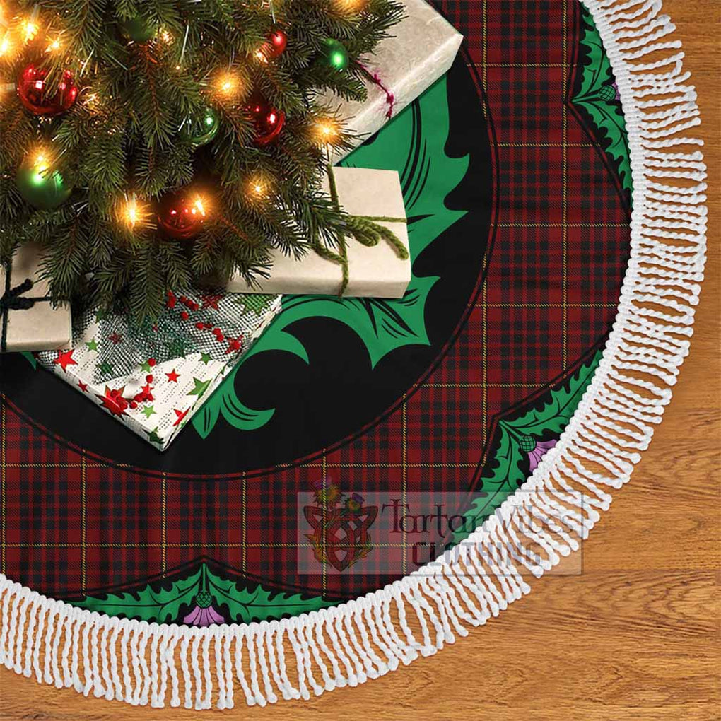 MacIan (McIan) Tartan Christmas Tree Skirt Scottish Thistle Style - Tartan Vibes Clothing