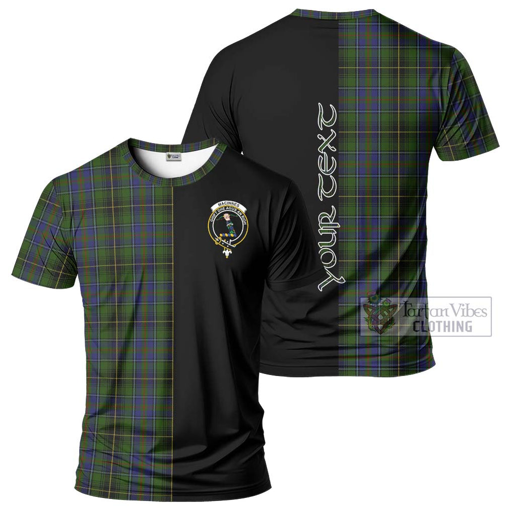 MacInnes (McInnes) Tartan T-Shirt with Family Crest and Half Of Me Style Kid's Shirt - Tartanvibesclothing Shop