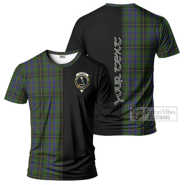 MacInnes (McInnes) Tartan T-Shirt with Family Crest and Half Of Me Style