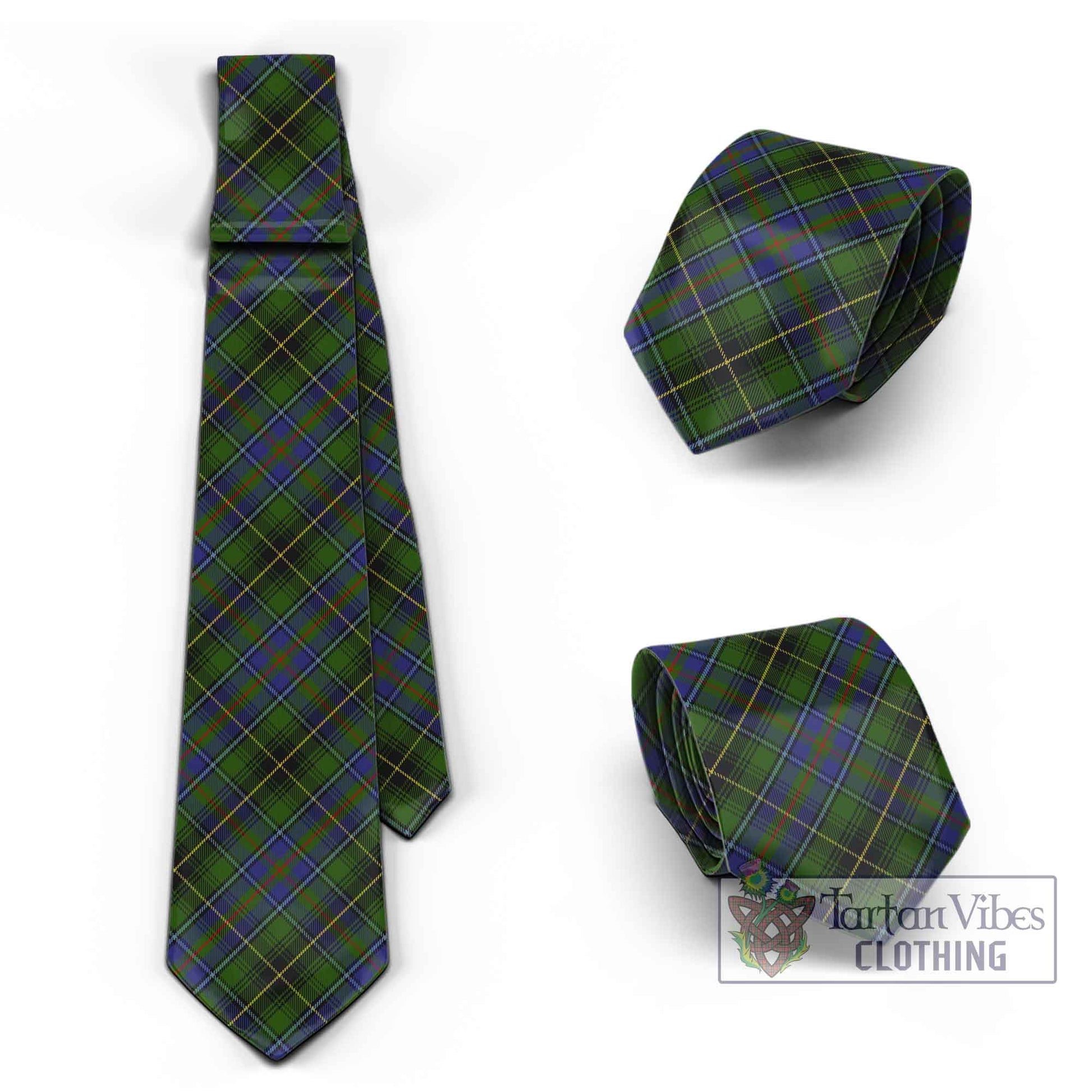 Tartan Vibes Clothing MacInnes Tartan Classic Necktie Cross Style