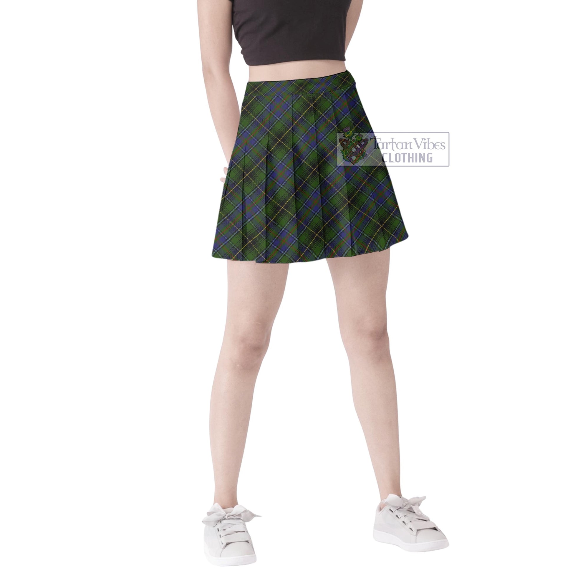 Tartan Vibes Clothing MacInnes Tartan Women's Plated Mini Skirt