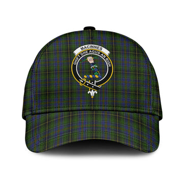 MacInnes (McInnes) Tartan Classic Cap with Family Crest