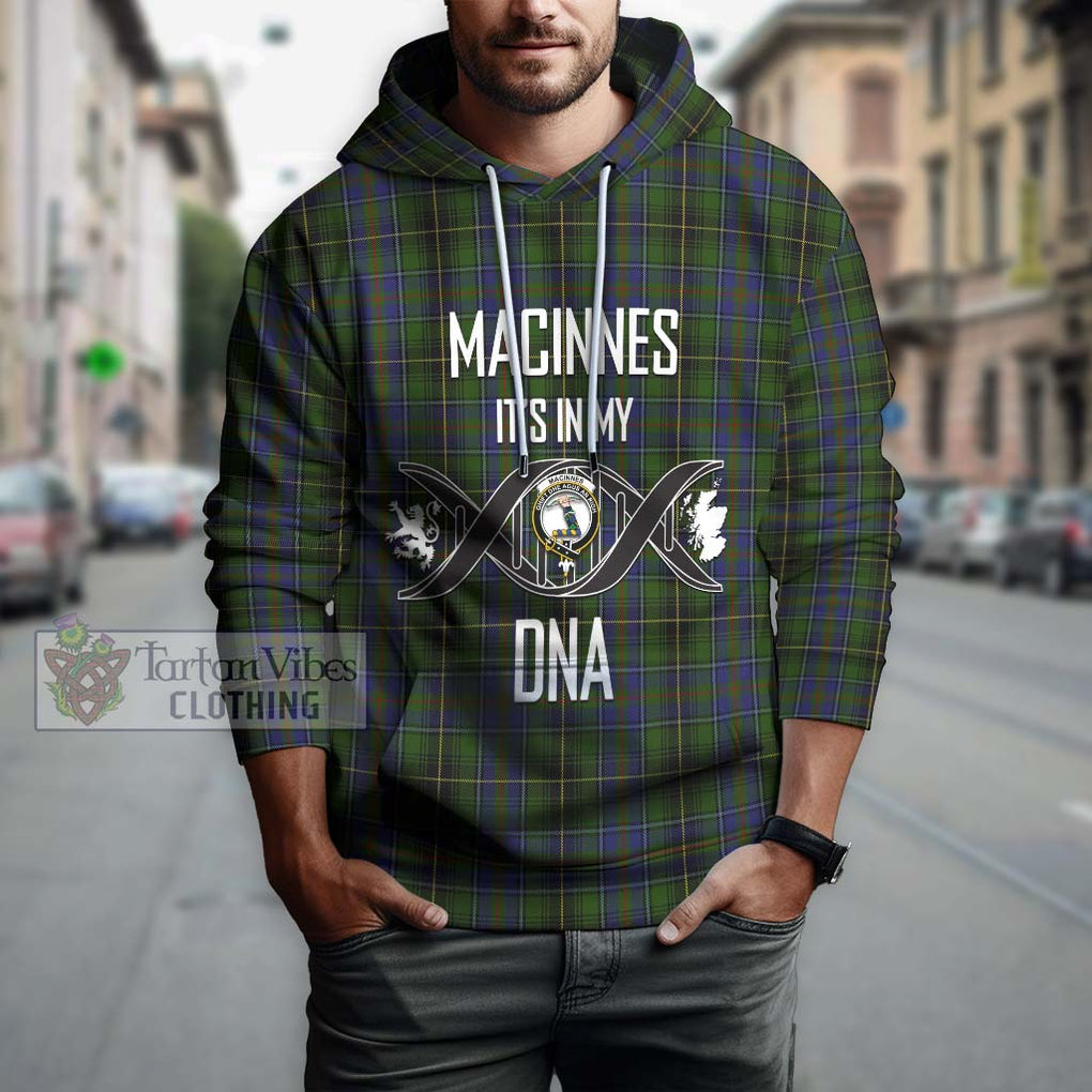 MacInnes (McInnes) Tartan Hoodie with Family Crest DNA In Me Style Pullover Hoodie - Tartanvibesclothing Shop