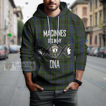 MacInnes (McInnes) Tartan Hoodie with Family Crest DNA In Me Style