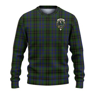 MacInnes Tartan Knitted Sweater with Family Crest