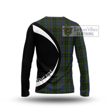 MacInnes (McInnes) Tartan Long Sleeve T-Shirt with Family Crest Circle Style