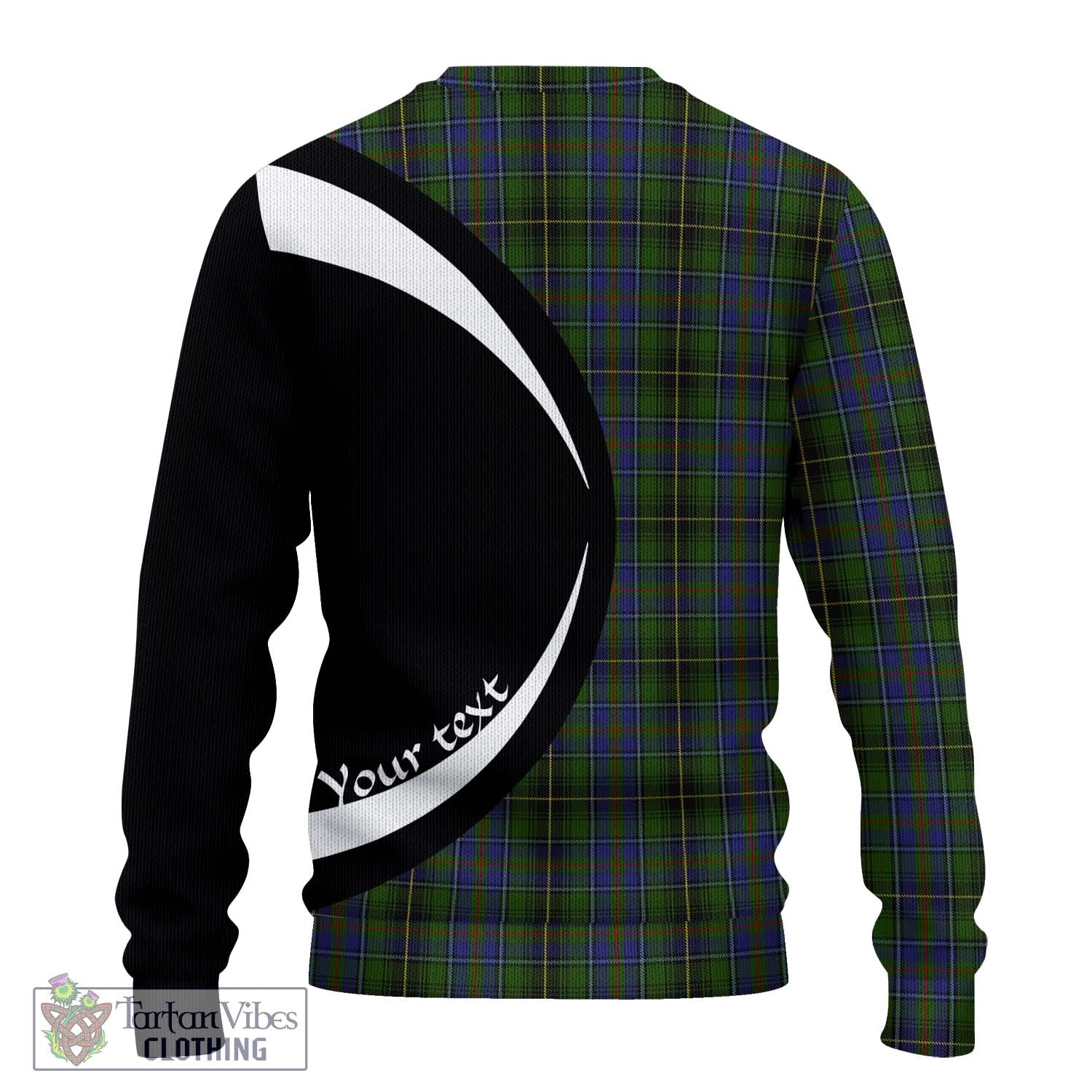 MacInnes (McInnes) Tartan Knitted Sweater with Family Crest Circle Style - Tartan Vibes Clothing