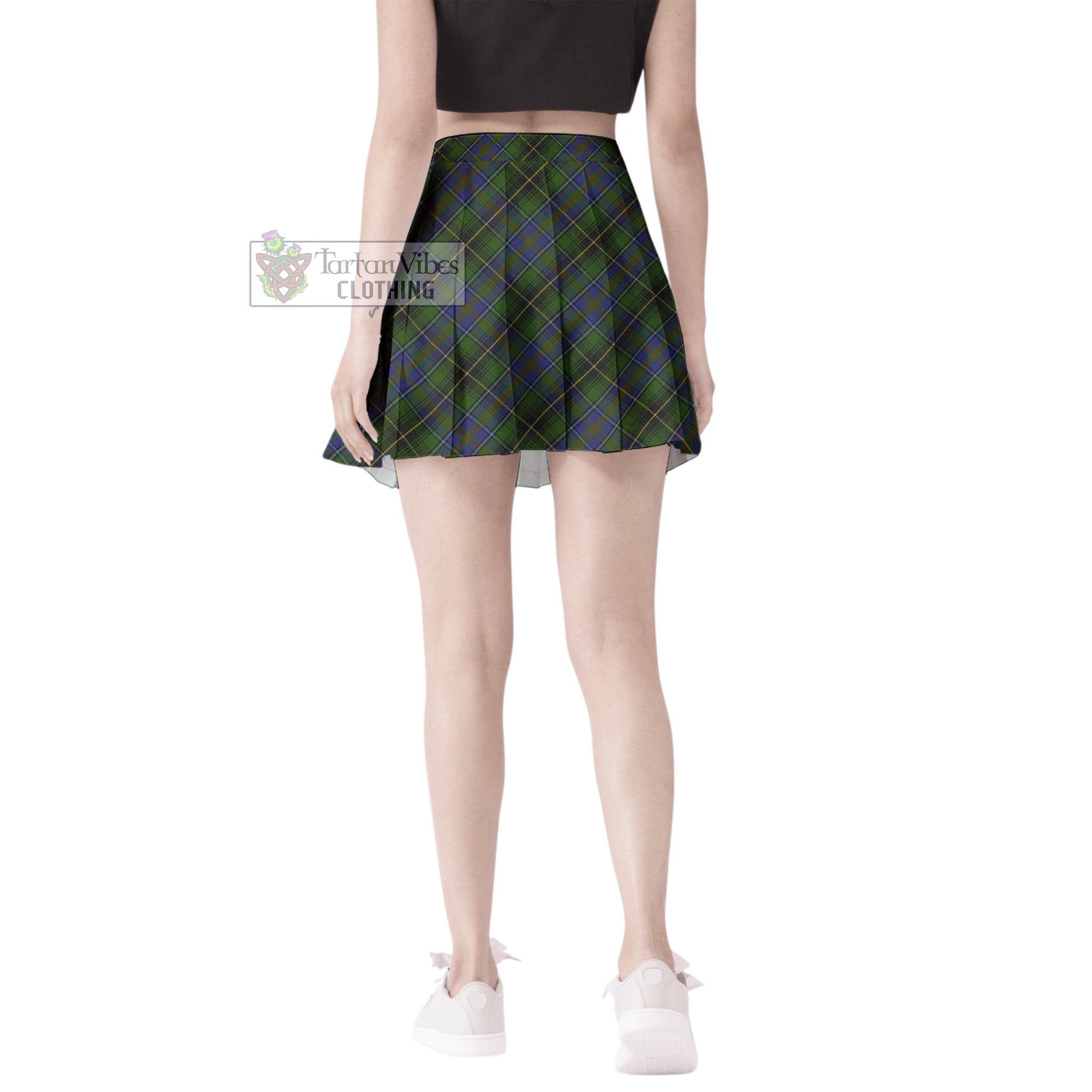 Tartan Vibes Clothing MacInnes Tartan Women's Plated Mini Skirt