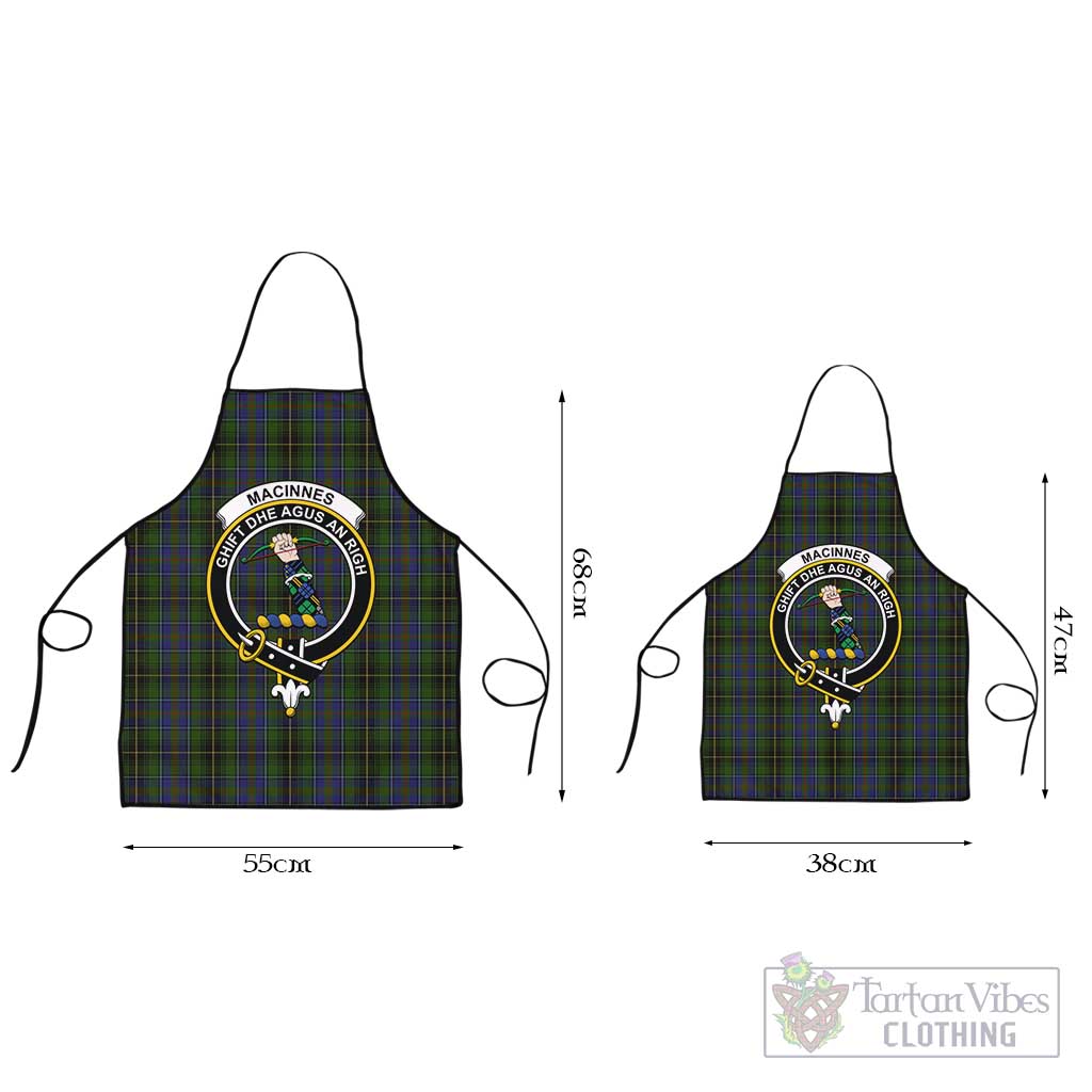 Tartan Vibes Clothing MacInnes Tartan Apron with Family Crest