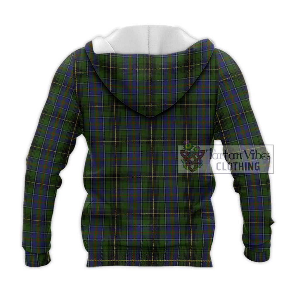 MacInnes (McInnes) Tartan Knitted Hoodie with Family Crest DNA In Me Style - Tartanvibesclothing Shop