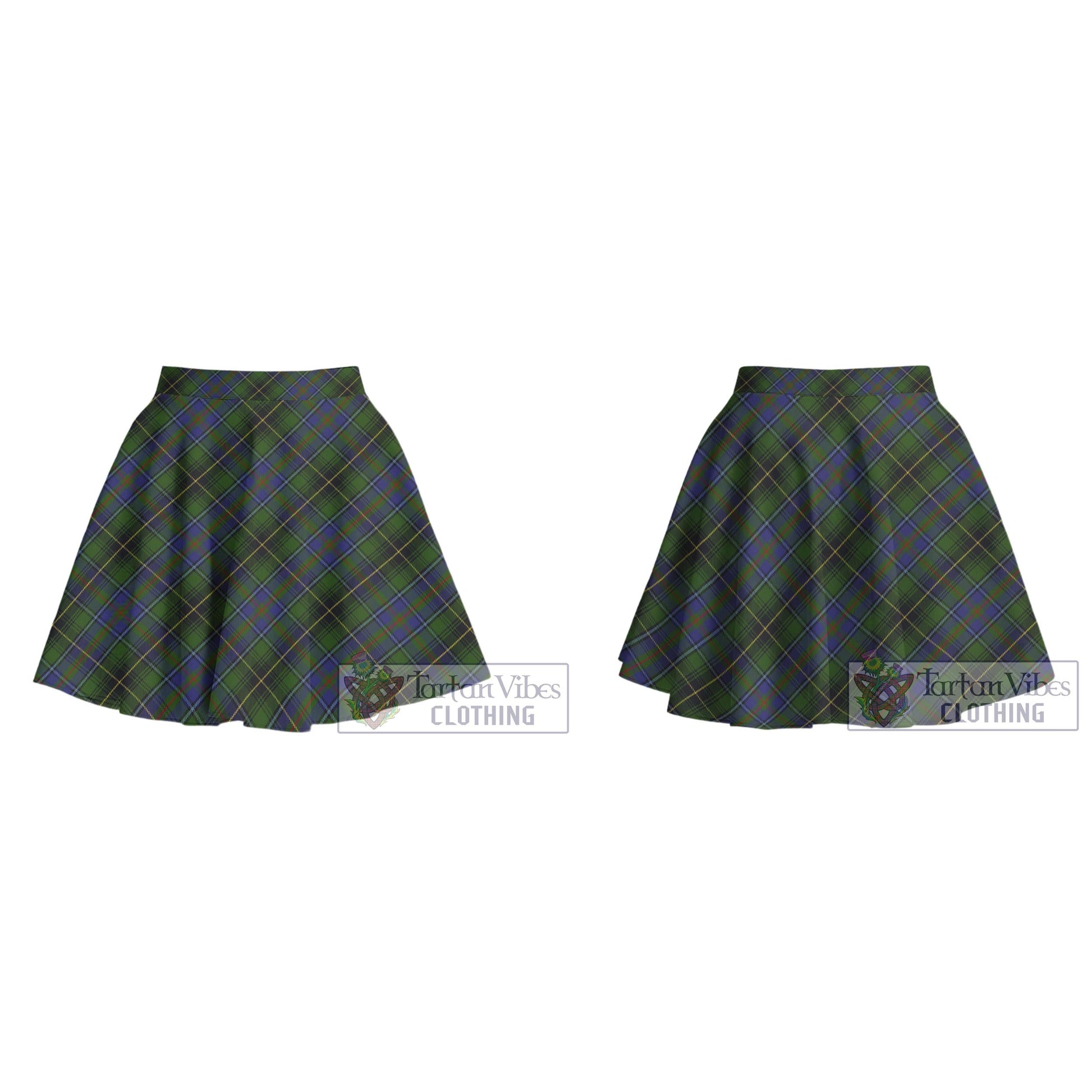 Tartan Vibes Clothing MacInnes Tartan Women's Plated Mini Skirt