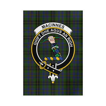 MacInnes (McInnes) Tartan Garden Flag with Family Crest - Tartan Vibes Clothing