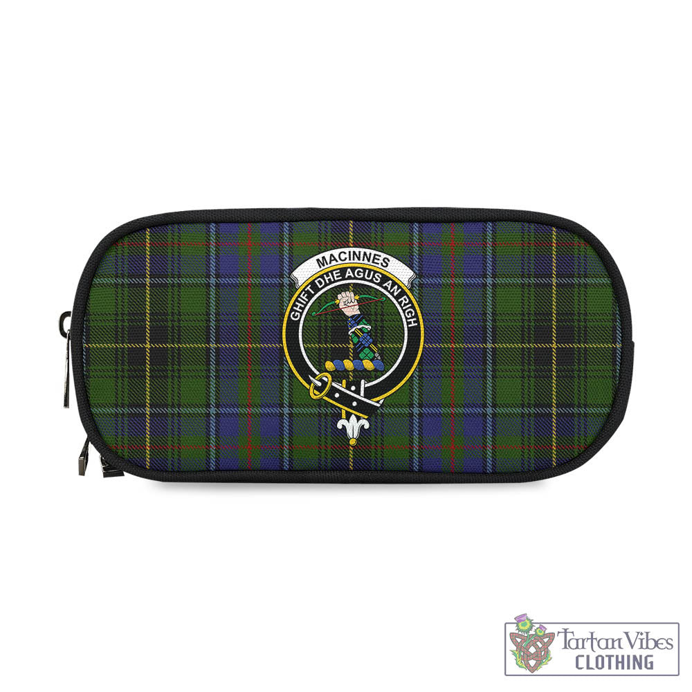 Tartan Vibes Clothing MacInnes Tartan Pen and Pencil Case with Family Crest