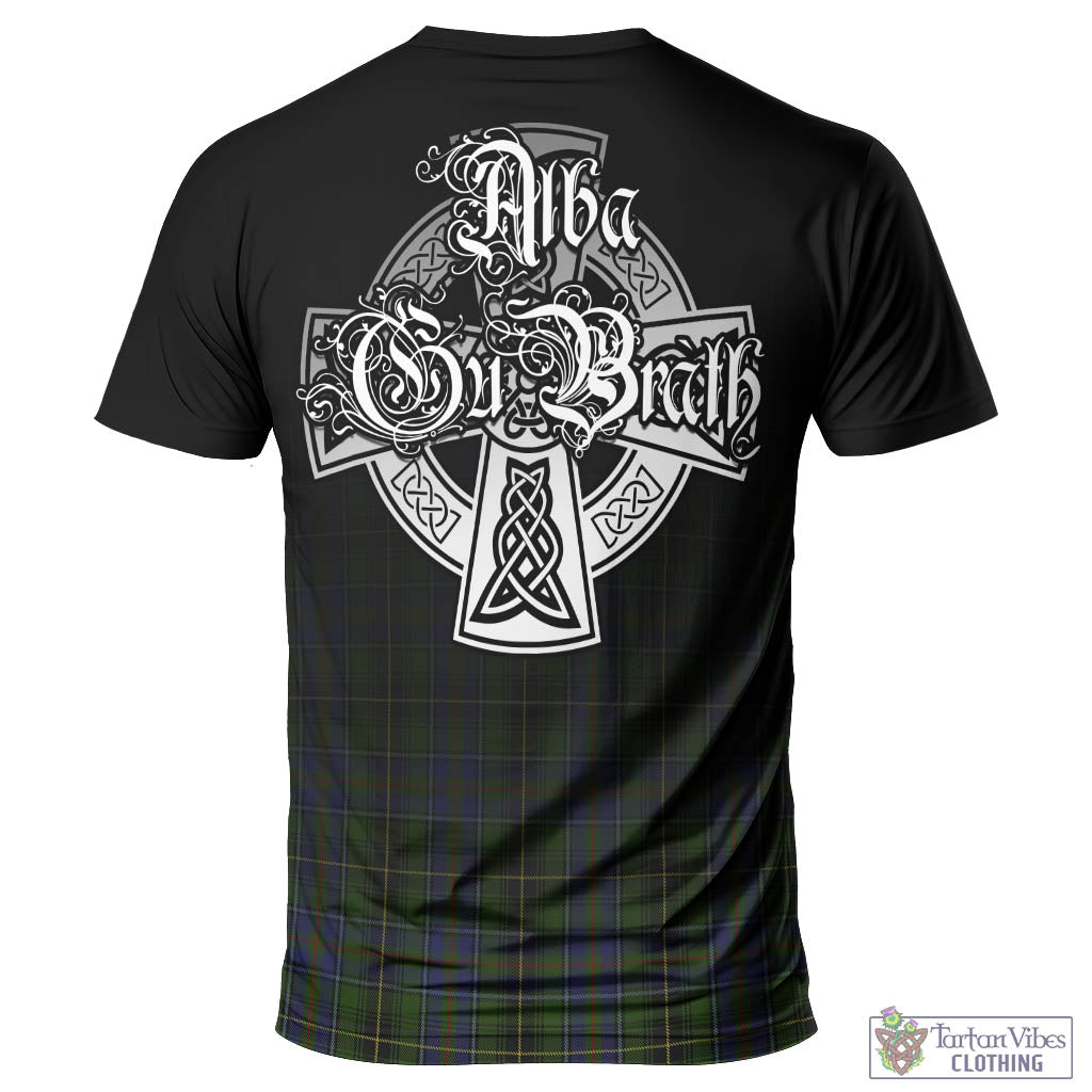 Tartan Vibes Clothing MacInnes Tartan T-Shirt Featuring Alba Gu Brath Family Crest Celtic Inspired