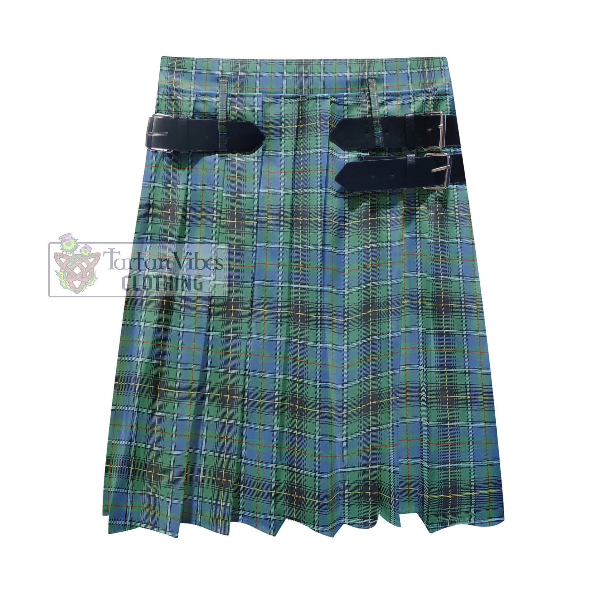 Tartan Vibes Clothing MacInnes Ancient Tartan Men's Pleated Skirt - Fashion Casual Retro Scottish Style