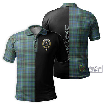 MacInnes Ancient Tartan Polo Shirt with Family Crest and Half Of Me Style