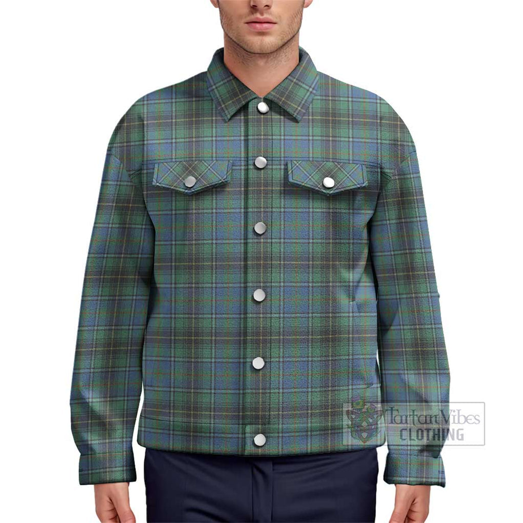 MacInnes Ancient Tartan Unisex Lapel Cotton Jacket Unisex - Tartan Vibes Clothing