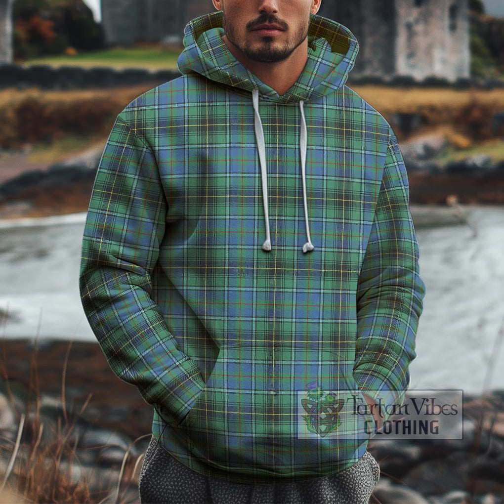 MacInnes Ancient Tartan Cotton Hoodie Pullover Hoodie XS - Tartan Vibes Clothing