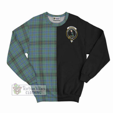 MacInnes Ancient Tartan Sweatshirt with Family Crest and Half Of Me Style