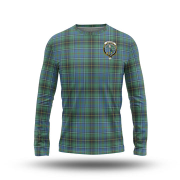 MacInnes Ancient Tartan Long Sleeve T-Shirt with Family Crest