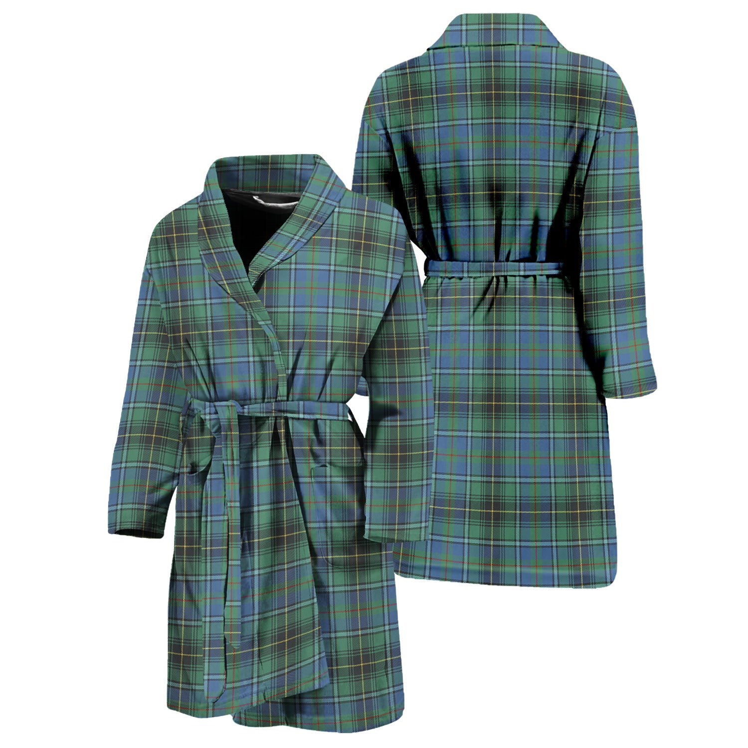 MacInnes Ancient Tartan Bathrobe Unisex M - Tartan Vibes Clothing