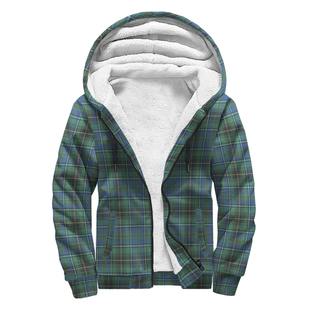 macinnes-ancient-tartan-sherpa-hoodie-with-family-crest