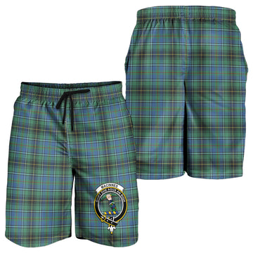 MacInnes Ancient Tartan Mens Shorts with Family Crest