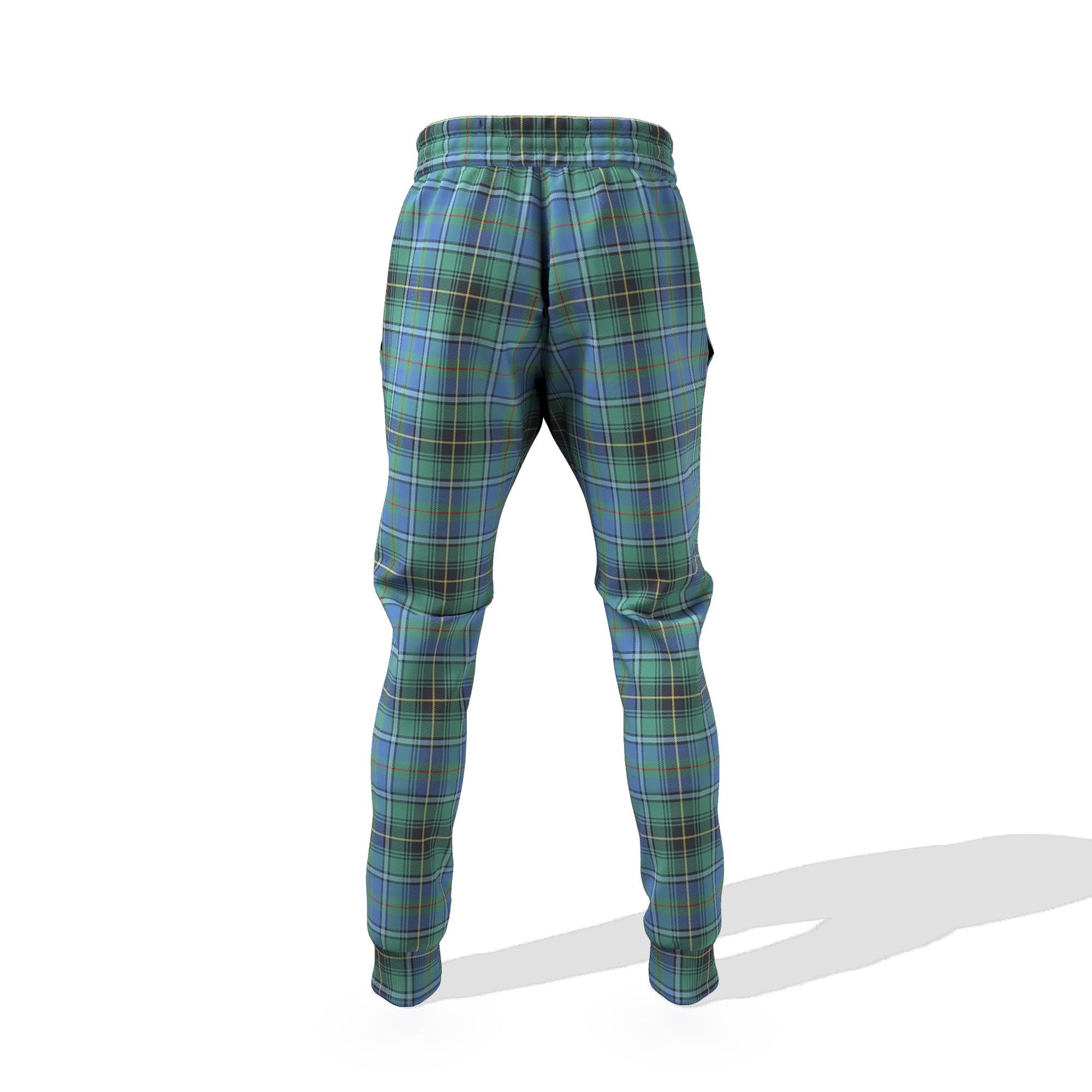 MacInnes Ancient Tartan Joggers Pants with Family Crest 6XL - Tartan Vibes Clothing