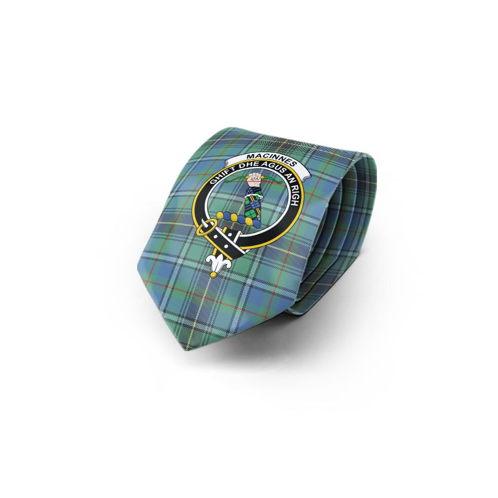 macinnes-ancient-tartan-classic-necktie-with-family-crest