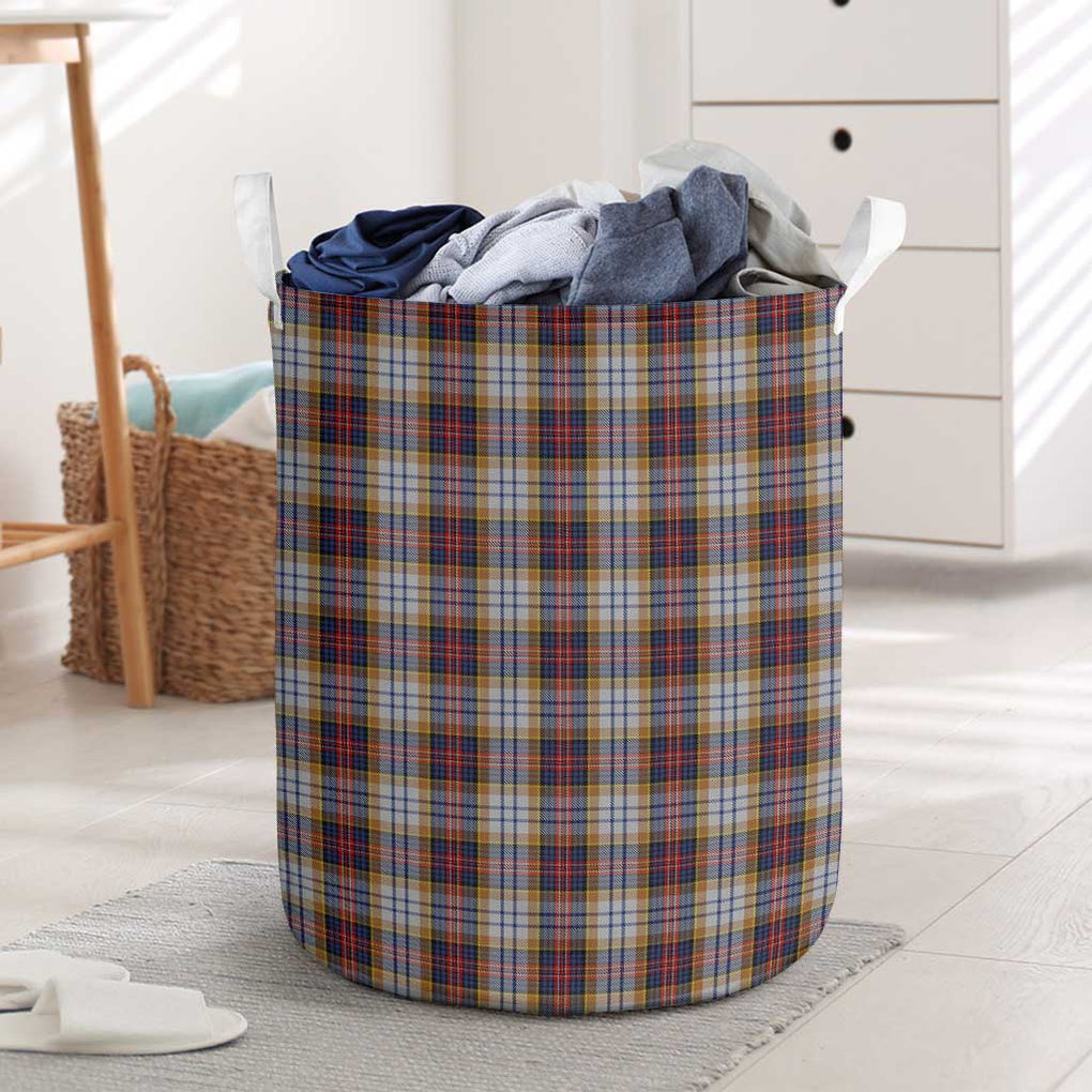 MacInnes Ancient Hunting Tartan Laundry Basket One Size - Tartanvibesclothing Shop