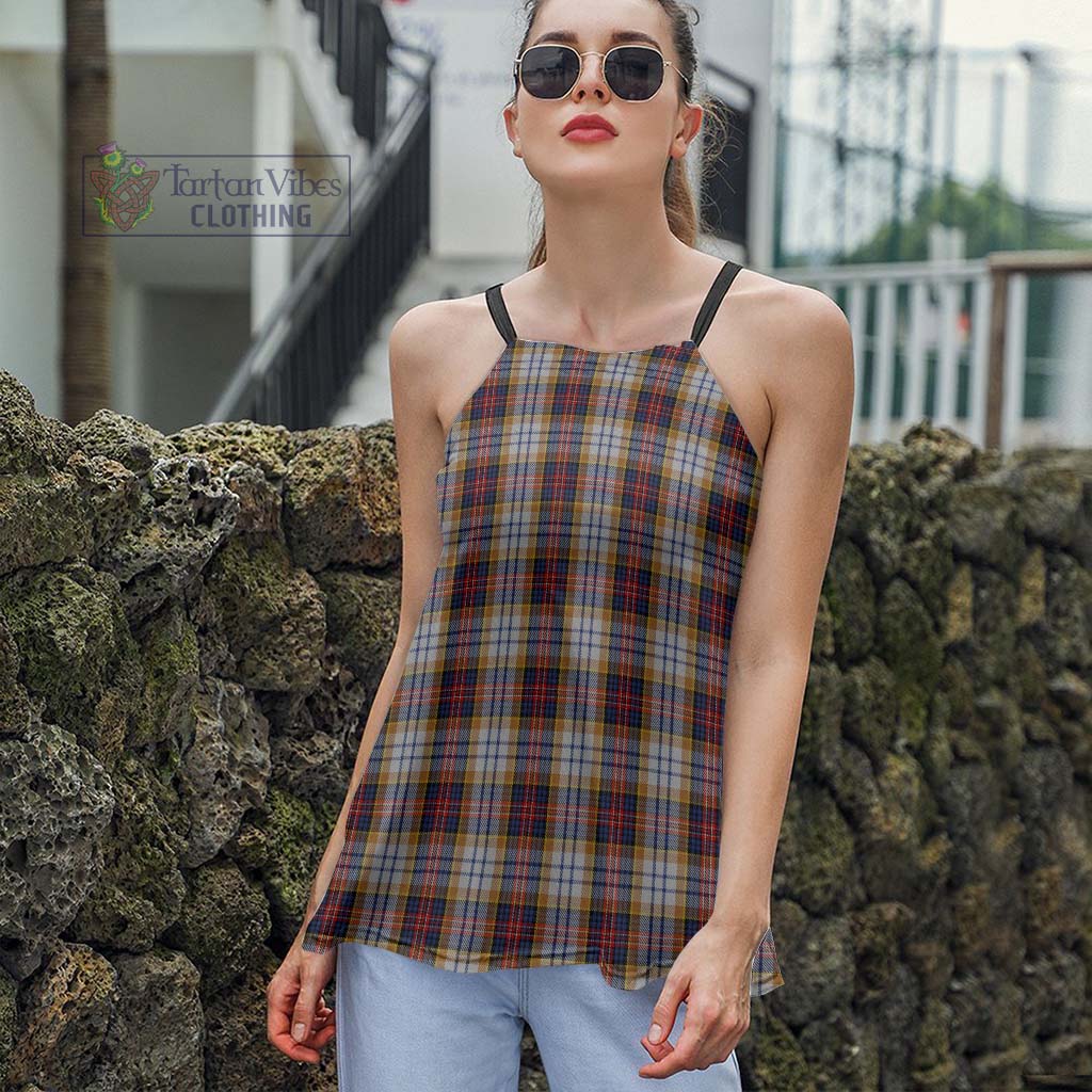 Tartan Vibes Clothing MacInnes Ancient Hunting Tartan Loose Halter Neck Camisole