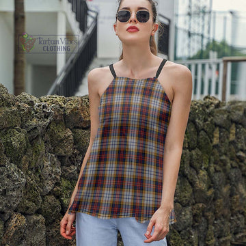 MacInnes Ancient Hunting Tartan Loose Halter Neck Camisole