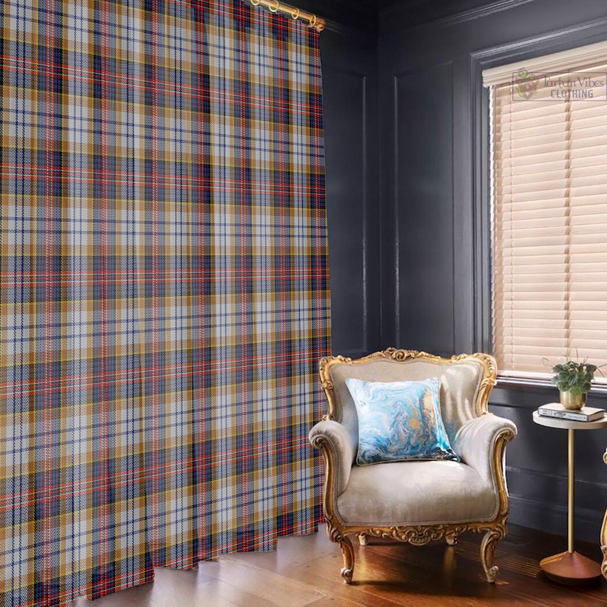 MacInnes Ancient Hunting Tartan Window Curtain