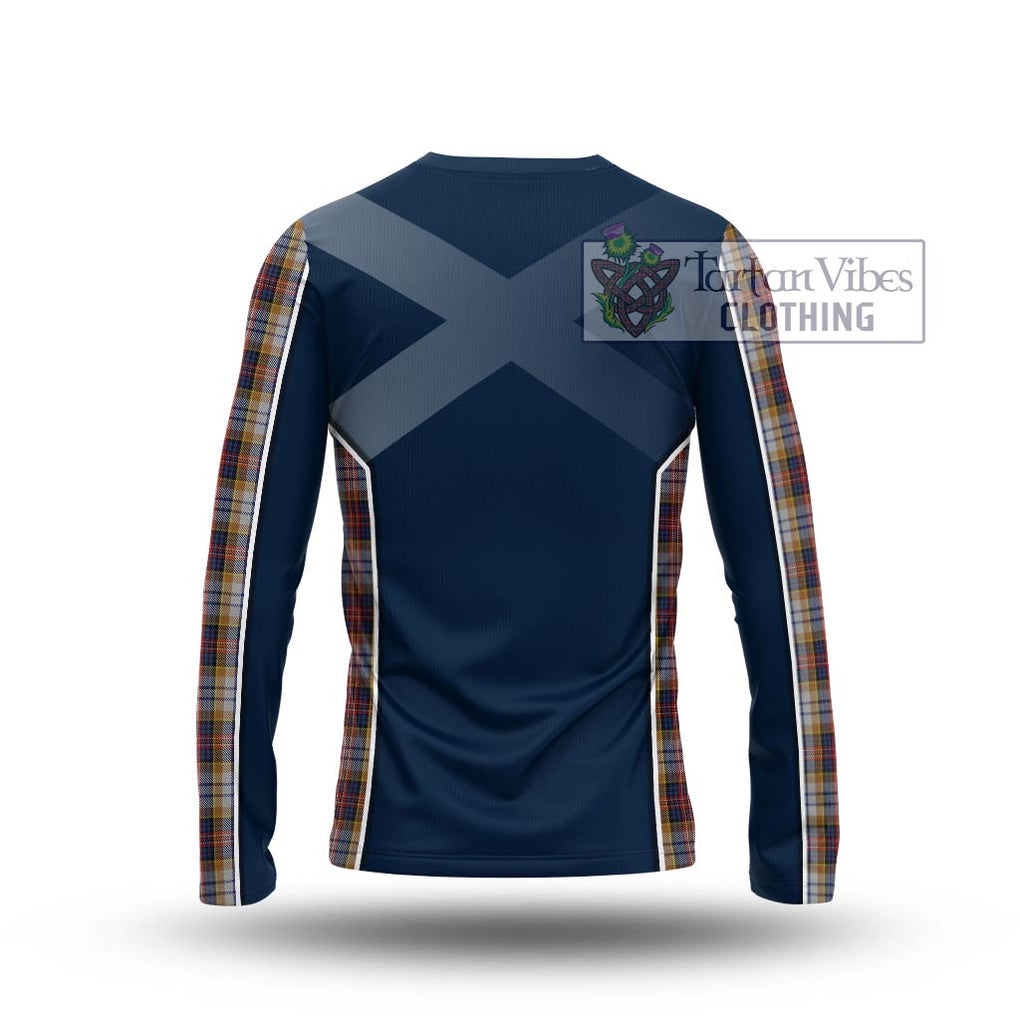 MacInnes Ancient Hunting Tartan Long Sleeve T-Shirt with Family Crest and Lion Rampant Vibes Sport Style - Tartan Vibes Clothing