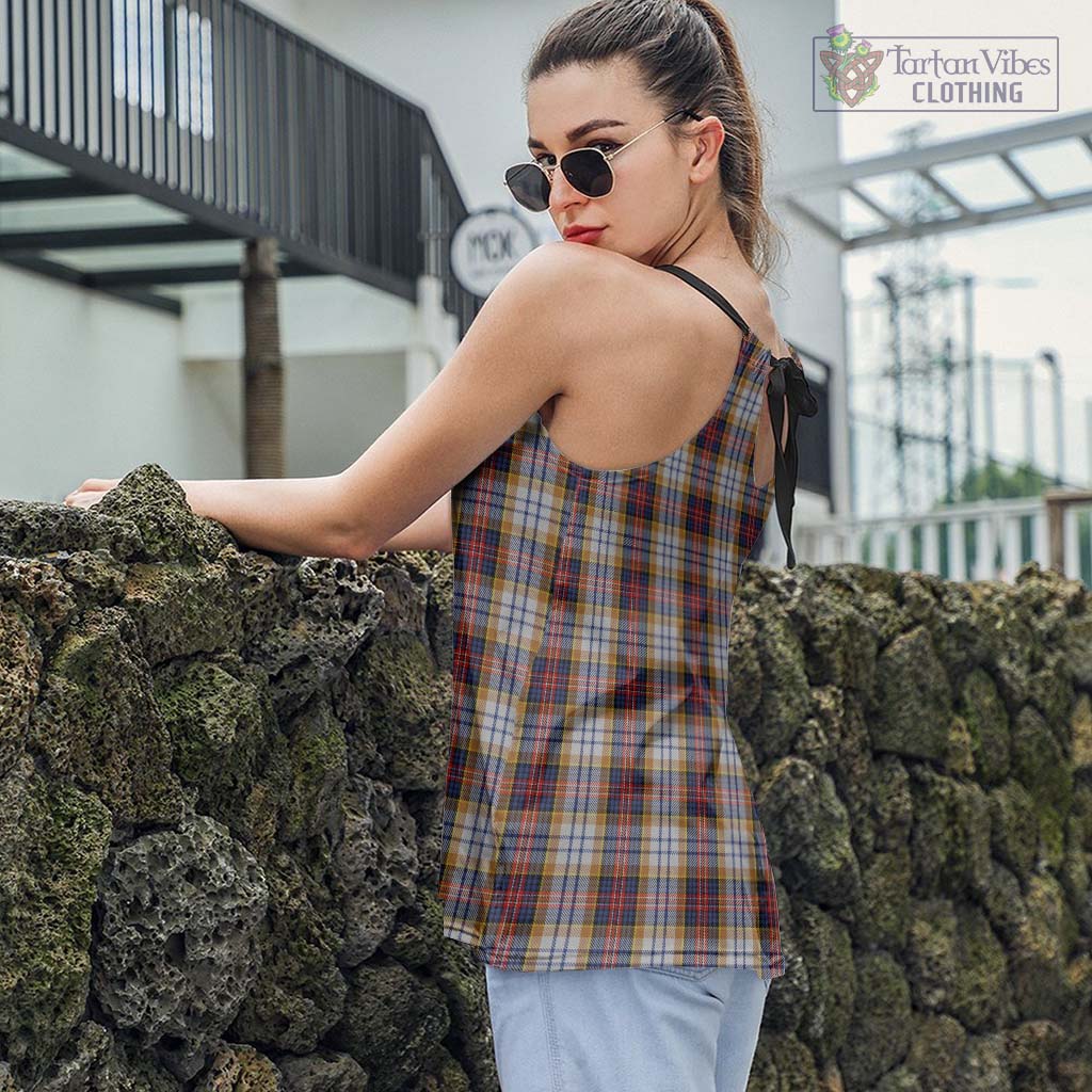 Tartan Vibes Clothing MacInnes Ancient Hunting Tartan Loose Halter Neck Camisole