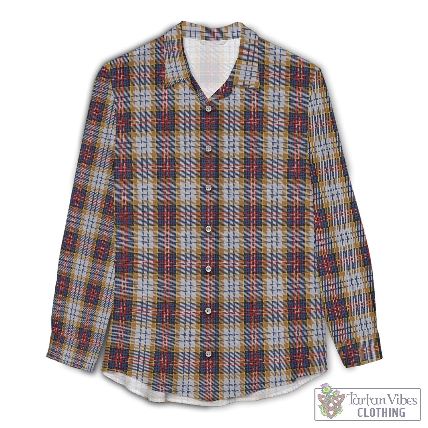 MacInnes Ancient Hunting Tartan Womens Casual Shirt